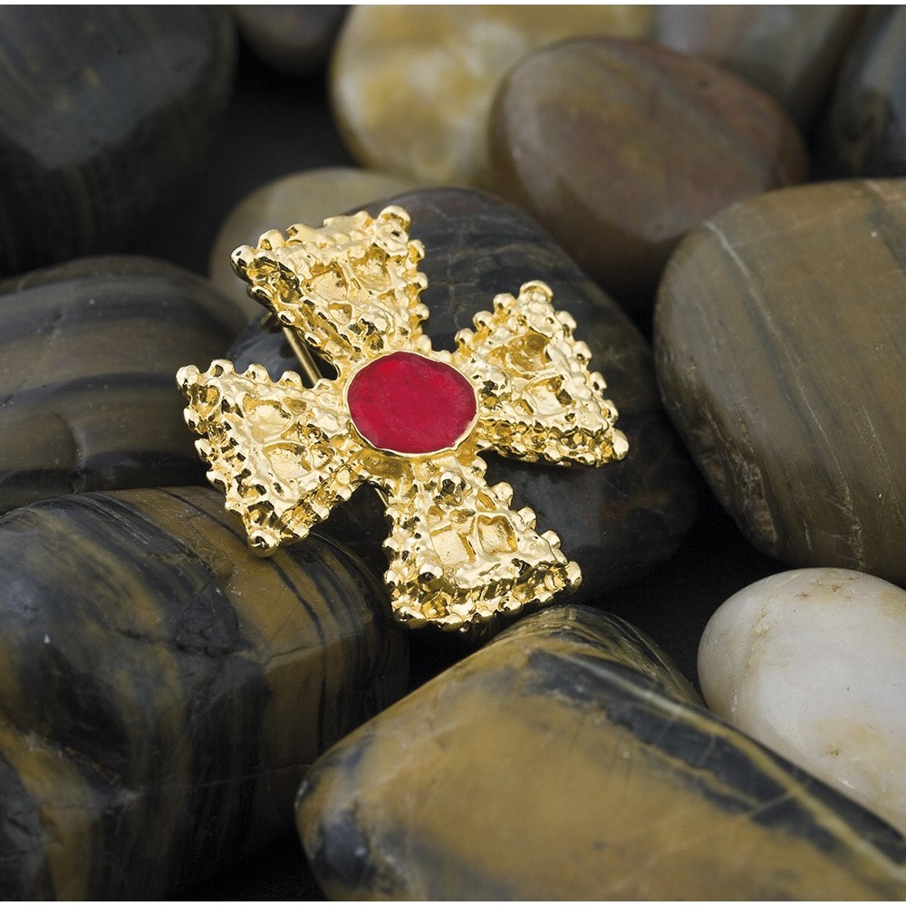 Broche Cruz Oro